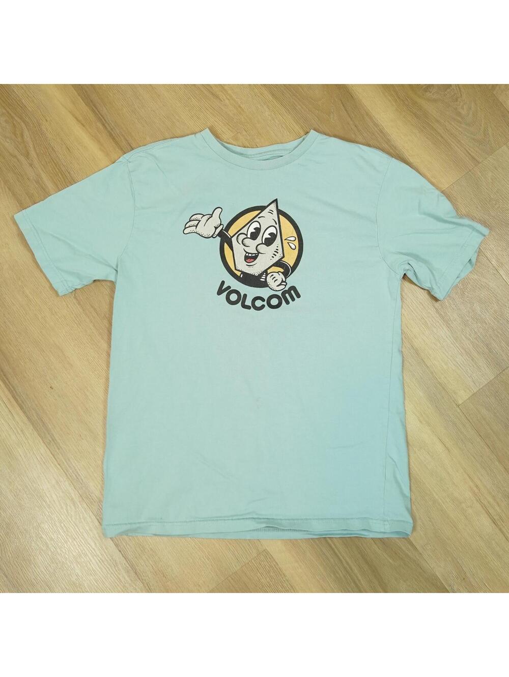Volcom Graphic‎ T-Shirt Light Blue Womens XL - Skater, Surf, Casual, Y2K